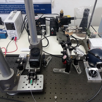 Optical characterzation set-up